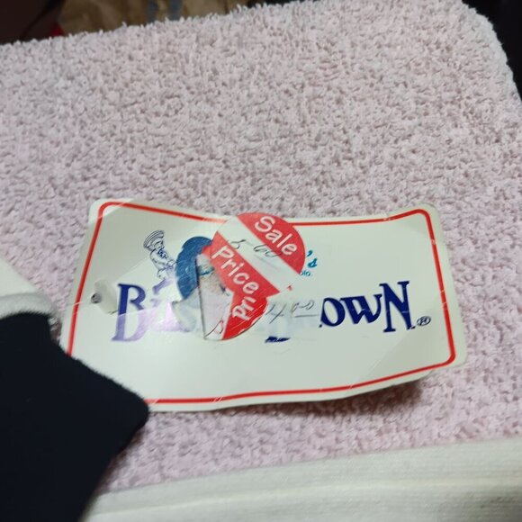 Vtg 80's Buster Brown Boys Resort Wear Classics Crewneck LS T-shirt Colorblock 5 - Picture 6 of 6